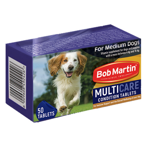 Bob Martin Multicare Condition Tablets For Medium Dogs 100 Tablets