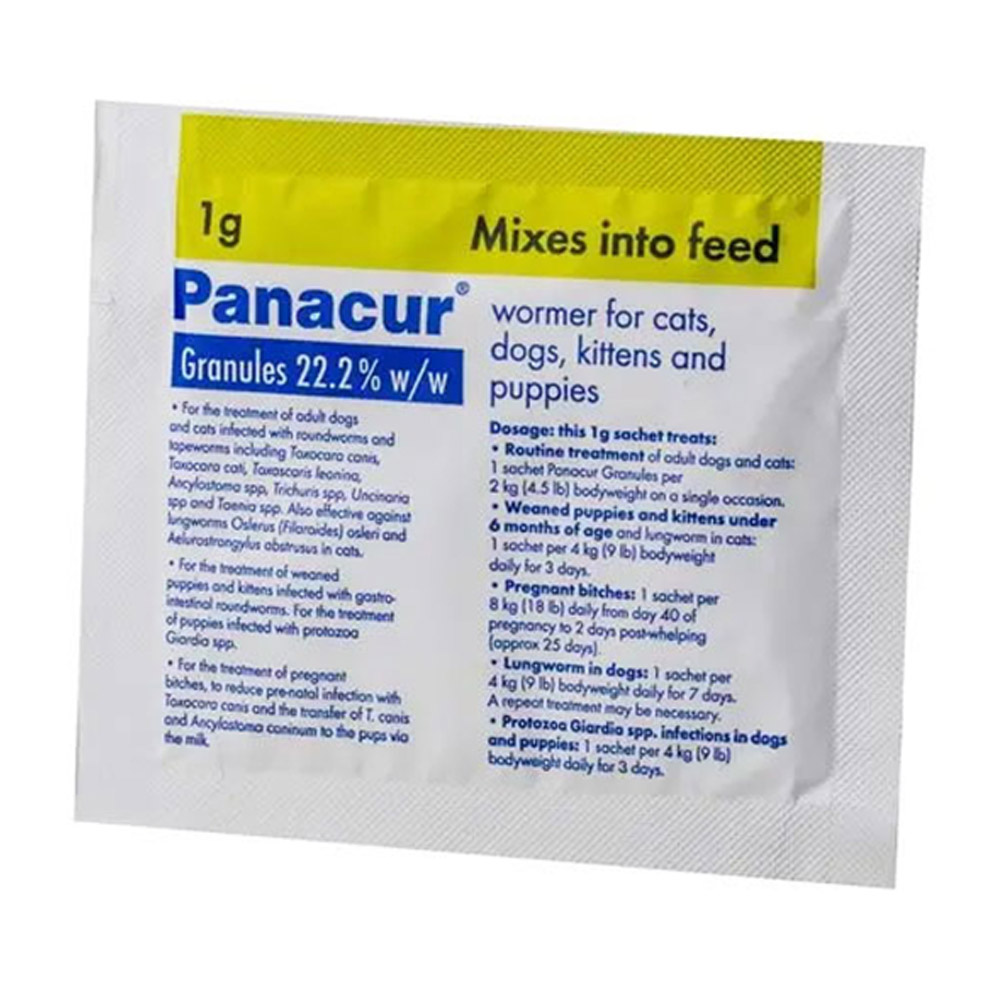 Panacur Worming Granules 1gm 1 Sachet