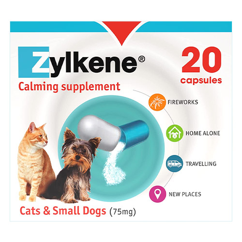 Zylkene Nutritional Supplement For Cats & Small Dogs 75mg 20 Capsule