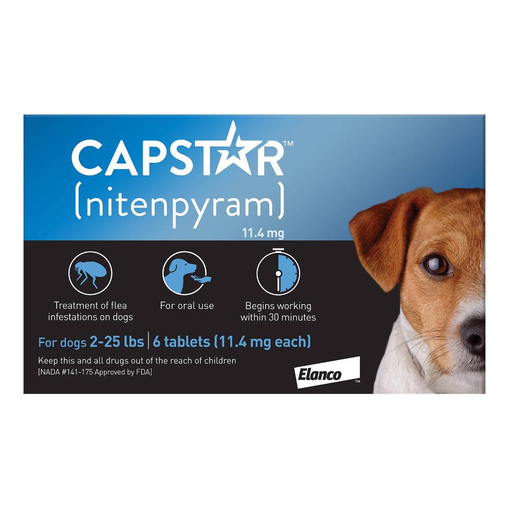 Capstar Cats 2 - 25 Lbs 6 Tablets