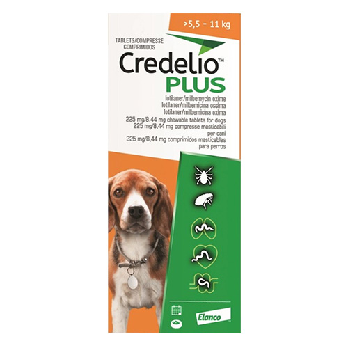 Credelio Plus For Medium Dog 5.5-11kg 12 Chews