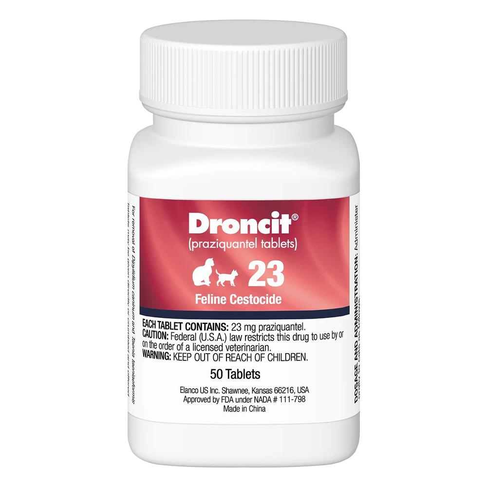Droncit Tapewormer For Dogs & Cats 4 Tablets