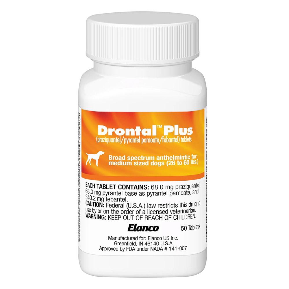 Drontal Plus For Medium Dogs 3.1 - 10 Kg 2 Tablets