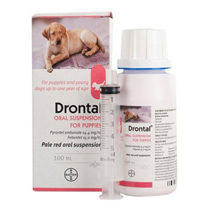 drontal puppy worming schedule