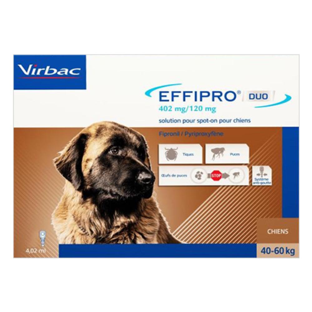 Effipro Duo Spot-On For Extra Large Dogs Over 88 Lbs 8 Pack