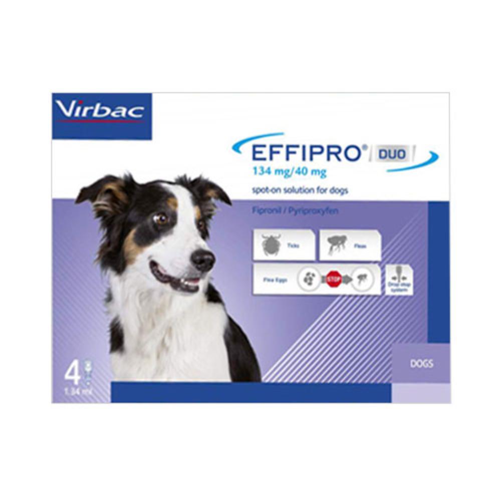 Effipro Duo Spot-On For Medium Dogs 23 To 44 Lbs 8 Pack