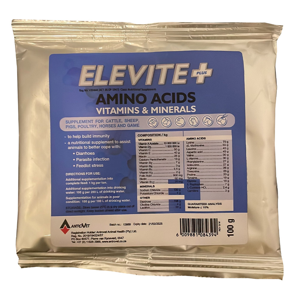 Antrovet Elevite Plus For Cattle 100 Grams