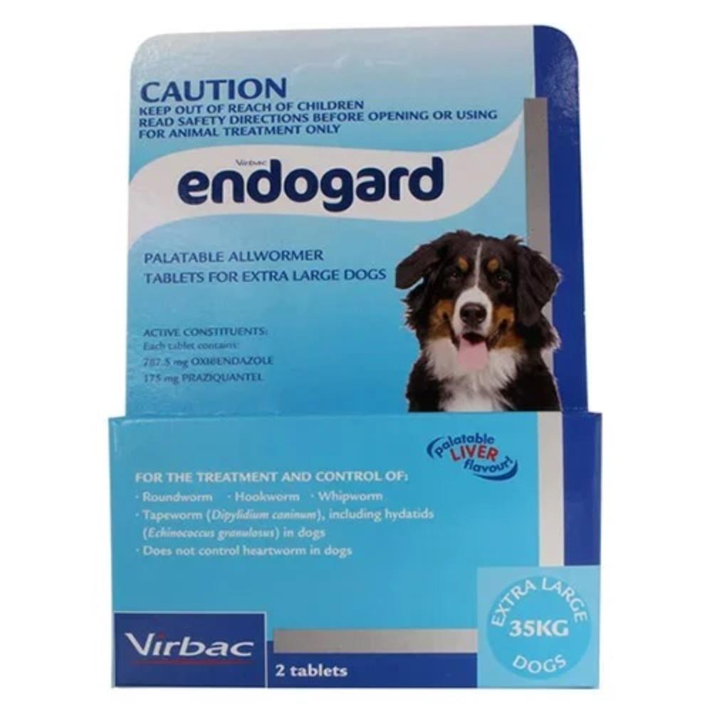 Endogard For Large Dogs 77 Lbs (35kg) 2 Tablets