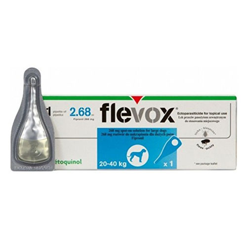 Flevox For Large Dogs 45 To 88 Lbs.Â (Blue) 6 Pack