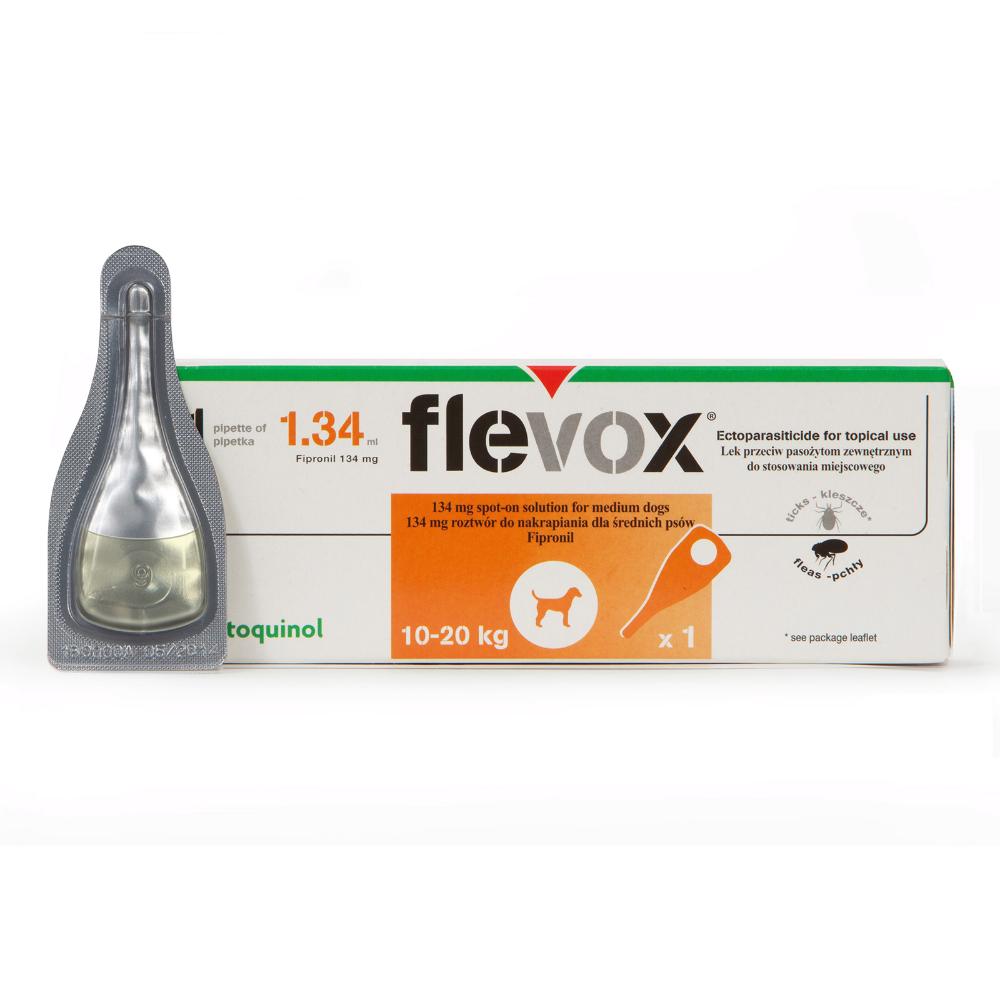 Flevox For Medium Dogs 23 To 44 Lbs. (Orange) 12 Pack