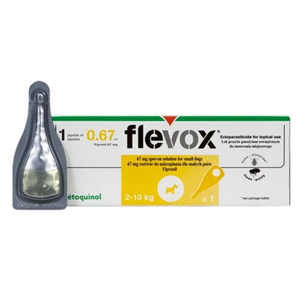 Flevox For Small Dogs Up To 22 Lbs. (Yellow) 12 Pack
