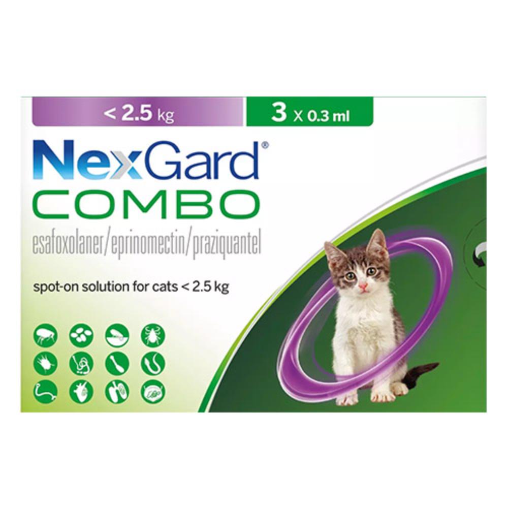 Nexgard Combo For Cats Upto 5.5lbs 6 Doses