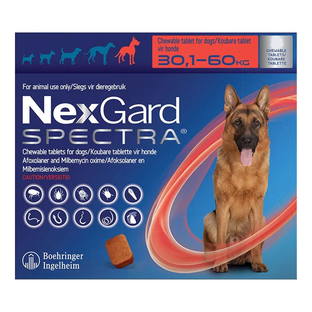 Nexgard Spectra Chewable Tablets For All Dog Sizes 3 Pack Quick