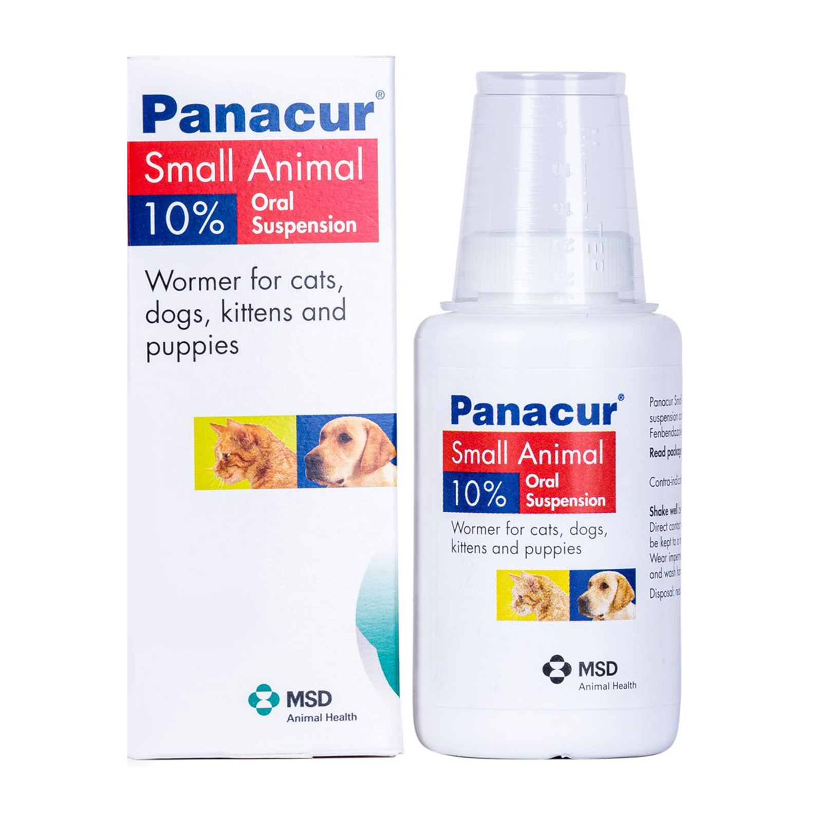 Panacur Oral Suspension For Cats And Dogs 100 Ml