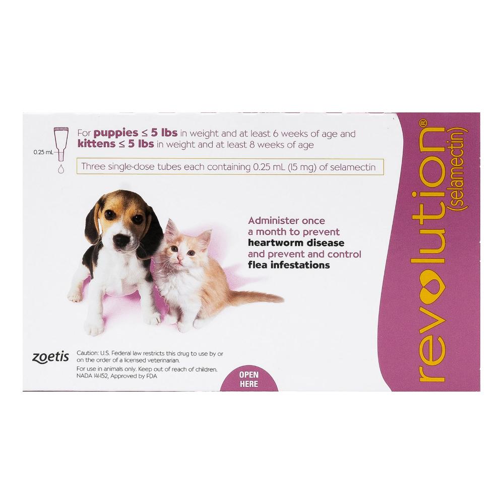 Revolution Kittens / Puppies (Pink) 6 Doses