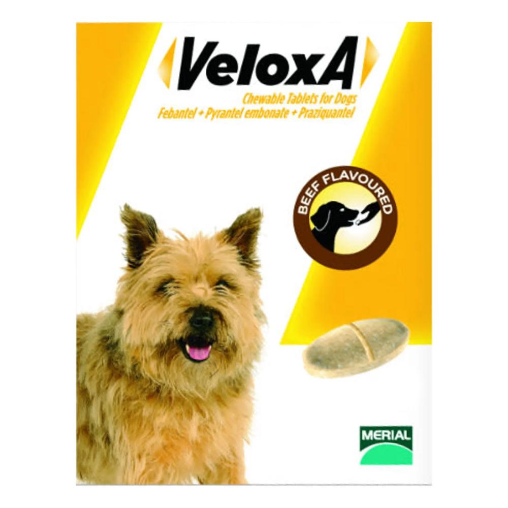 Veloxa Chewable Tablets For Small/Medium Dogs Up To 22lbs (10 Kg) 2 Tablets